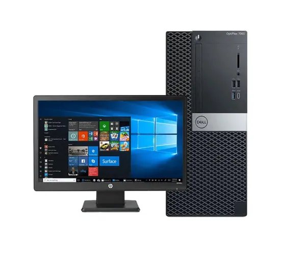 Dell OptiPlex 7060 Intel Core i7 3.2GHz 8th Gen 8GB RAM 500GB HDD Windows 10 Pro Desktop