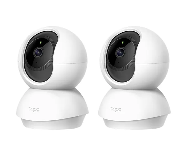 TP-LINK 360° Home Security Wi-Fi Smart Camera  Indoor CCTV (Tapo C200) + Memory card 128gb Rom