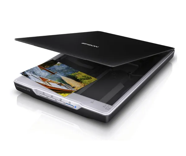 Epson Perfection V19 Color Photo &amp; Document Scanner with scan-to-cloud &amp; 4800 dpi optical resolution , Black