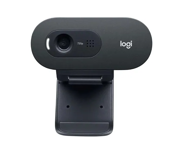 Logitech C505 Webcam - 720p HD External USB Camera for Desktop or Laptop with Long-Range Microphone, Compatible with PC or Mac