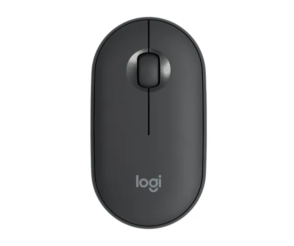 Logitech Pebble Wireless Mouse with Bluetooth or 2.4 GHz Receiver, Silent, Slim Computer Mouse with Quiet Clicks