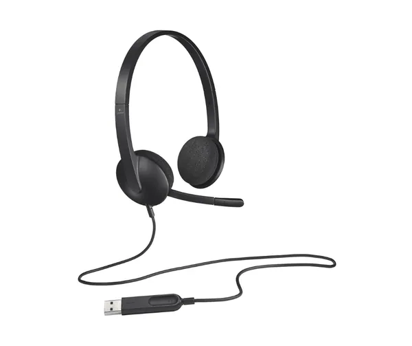 Logitech USB Headset H540 for Windows and Mac, Skype