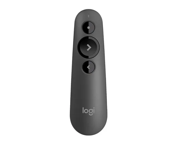 Logitech R500s Laser Presentation Remote Clicker with Dual Connectivity Bluetooth or USB for PowerPoint, Keynote, Google Slides, Wireless Presenter