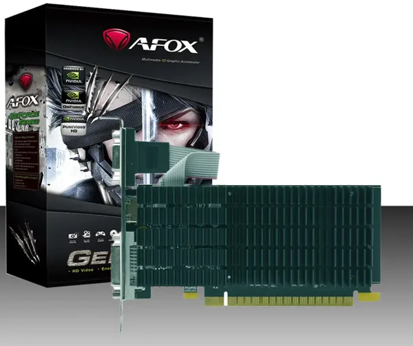 Afox AF710 NVIDIA Geforce GT710 2GB DDR3 Graphics Card PCI Express 2.0 1100MHz 64Bit | AF710-2048D3L5