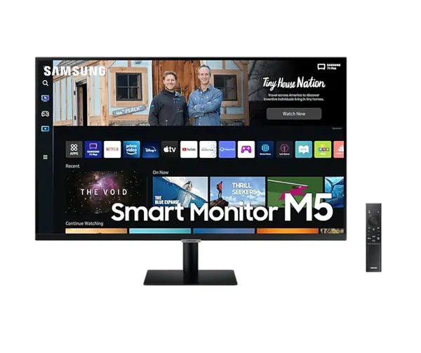 Samsung 32 inch Smart Monitor 32BM500 FHD Flat Monitor with Smart TV Experience, Remote and speaker
