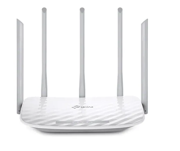 TP-Link Archer C60 AC1350 Dual Band Wireless, Wi-Fi Speed Up to 867 Mbps/5 GHz + 450 Mbps/2.4 GHz, Supports Parental Control, Guest WiFi, MU-MIMO Router