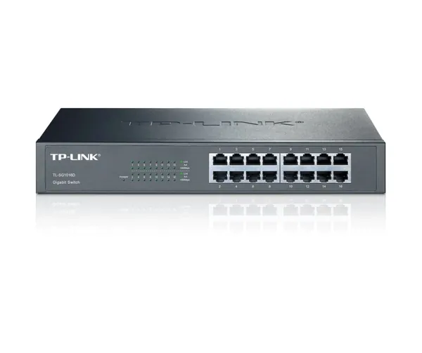 TP-Link TL-SG1016D 16-Port Gigabit Desktop/Rackmount Switch