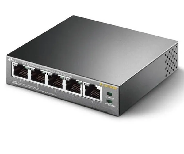 TP-Link TL-SF1005P 5 Port 10/100Mbps Desktop Switch