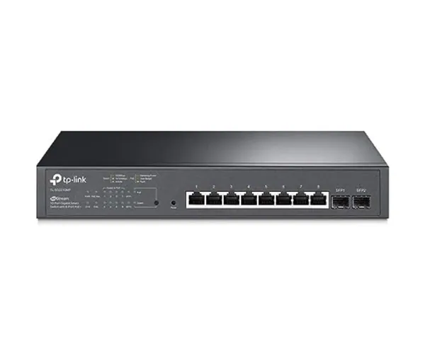 TP-Link TL-SG2210P 8-Port Gigabit Smart PoE Switch with 2 SFP Slots