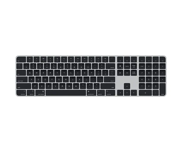 Apple Magic 2 Keyboard with Numeric Keypad: Wireless, Bluetooth, Rechargeable. Works with Mac, iPad, or iPhone; US English - BLACK