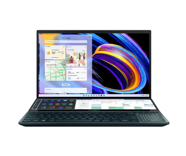 ASUS ZenBook Pro Duo 15 OLED UX582 Laptop, Intel® Core™ i9-12900H Processor, 15.6-inch  4K Touch screen, 32GB RAM, 1TB SSD With  6GB NVIDIA® GeForce® RTX™ 3060 Laptop GPU