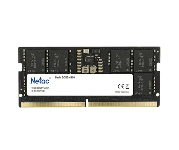 NETAC 8GB Basic DDR5-4800 (1x8GB) C40 Laptop RAM