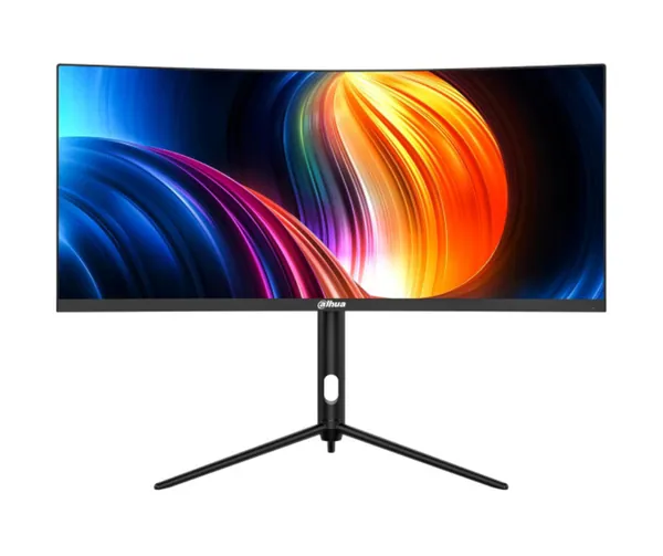 DAHUA 30" E330CA Curved Gaming Monitor QHD [2560x1080] 200Hz Refresh Rate 1ms fast Response time Ultra-narrow bezel Computer Monitor.