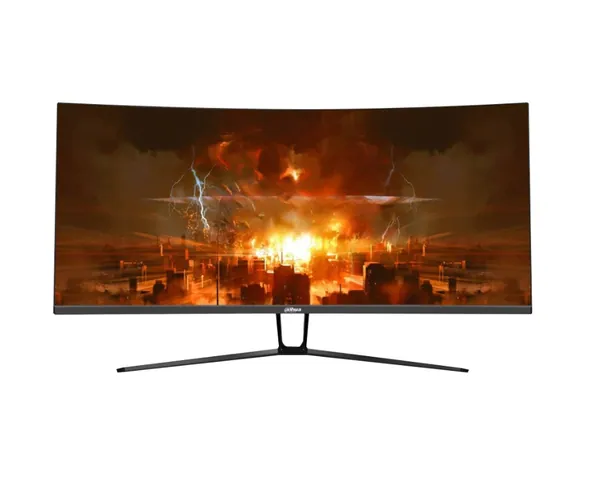 Dahua E330C 34 inch Curved Gaming Monitor, WQHD [3440 * 1440] 3K Computer Monitor, 180Hz Refresh Rate, 1ms fast Response time.