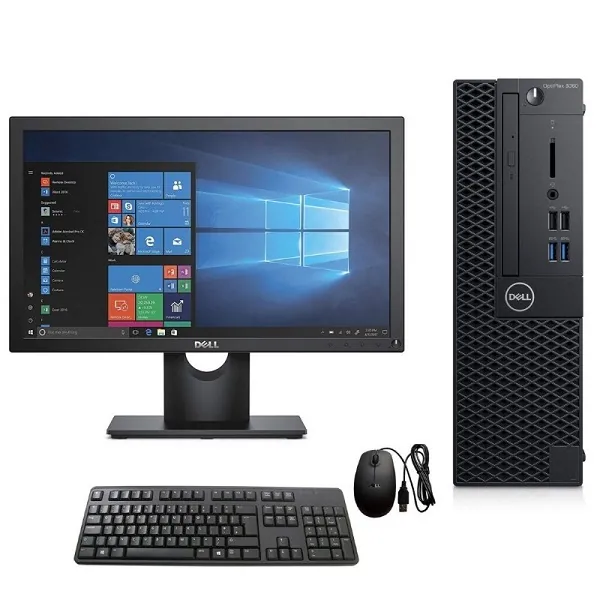 Dell OptiPlex 3060 Core i5 SFF 8th Gen 8GB RAM 500GB HDD With 24″ Monitor