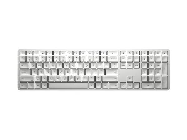 HP 970 Programmable Wireless Keyboard | 24 Programmable Keys | Multi-Device Bluetooth | USB-C Rechargeable | Smart Backlight