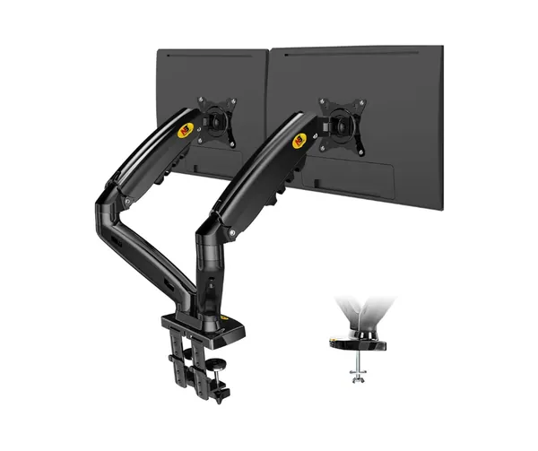 NB North Bayou F160 Dual Monitor Desk Mount Stand