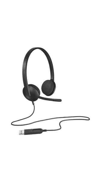 Logitech PC960 USB Headset With Noise-Cancelling Mic