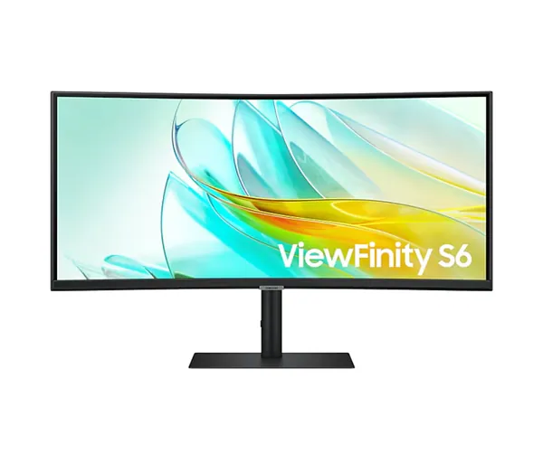 Samsung ViewFinity S6 S65UC WQHD 100Hz 34-Inch Curved Computer Monitor-LS34C650UAMXUE