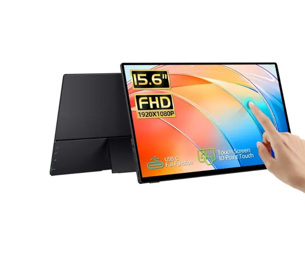 V2COM TC2 15.6'' IPS Full HD Portable Touchscreen Monitor