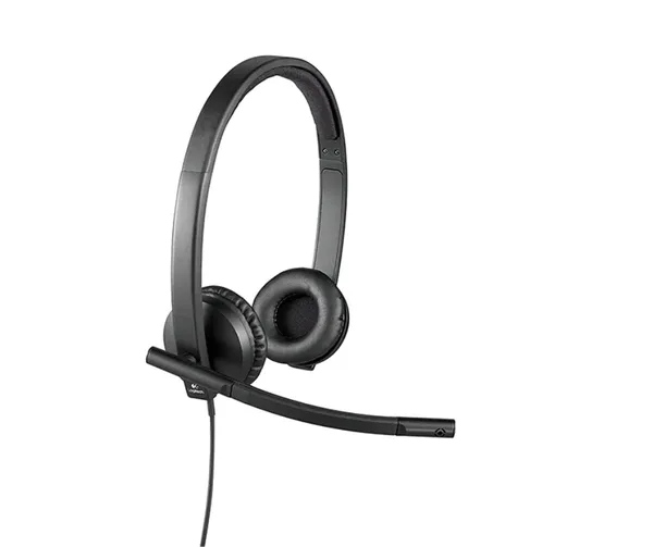 Logitech H570e USB-A Wired Headset with Microphone