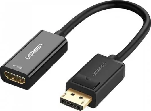 UGREEN DisplayPort to HDMI Female Converter 1080P, Black | UG-