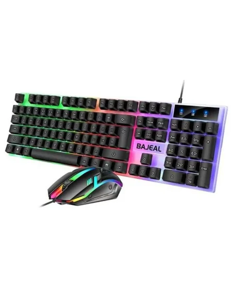 BAJEAL T350 Wired USB Gaming Keyboard and Mouse Set Mechanical