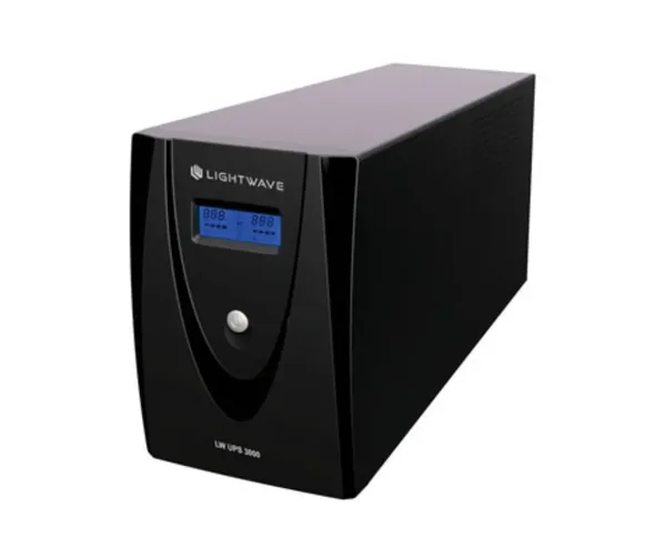 Lightwave LW 3000VA 3PIN UPS - LW UPS3000