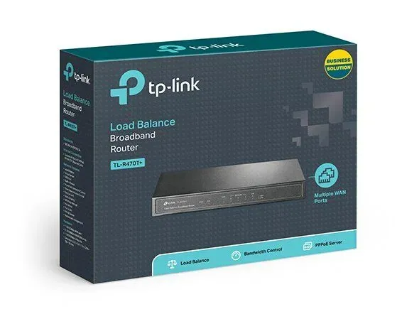 TP LINK TL-R470T+ 5 PORT Desktop Load Balance Broadband Router