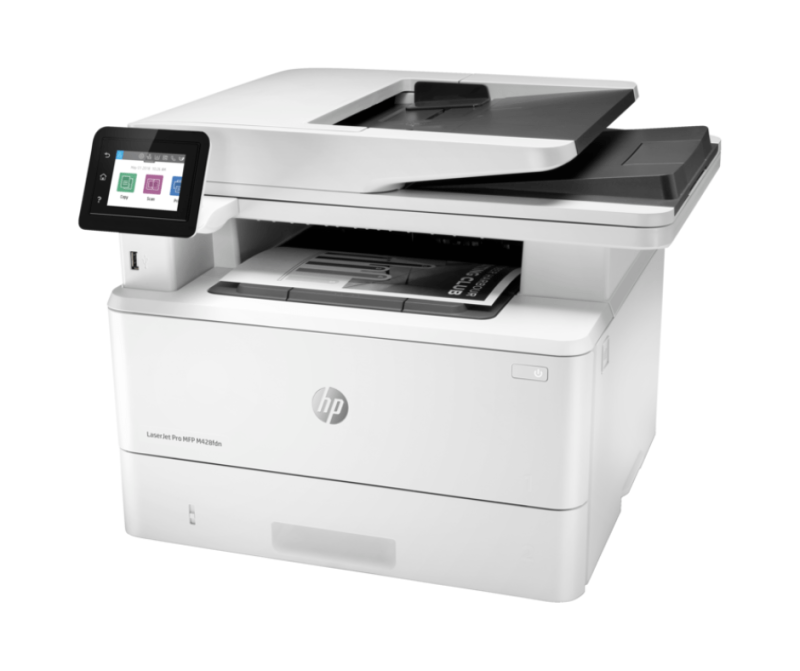 HP LaserJet Pro MFP M428fdn Monochrome All-in-One Printer with built-in Ethernet & 2-sided printing, (W1A29A)