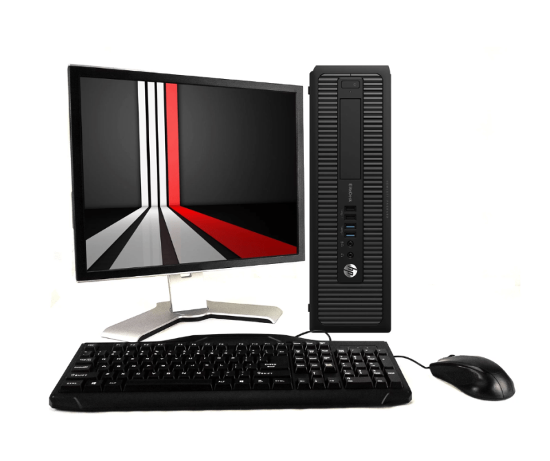 HP Refurbished EliteDesk 800 G1-Core i7- 8GB RAM, 500GB HDD - 3.2GHz - CPU- Win 10 completeset