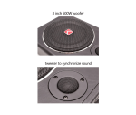 kuerl 600 watts underseat subwoofer Size -8inch