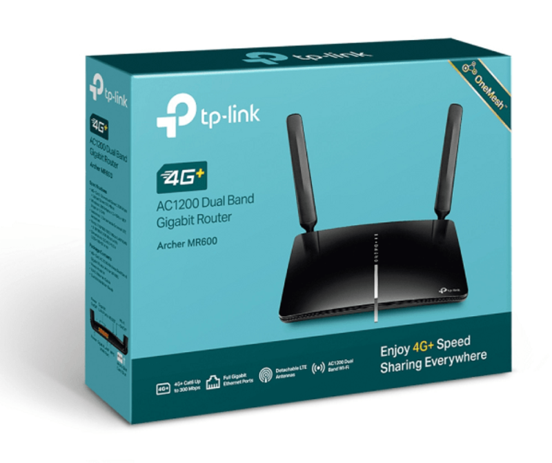 TP-Link TL-ARCHER MR600 4G+ Cat6 AC1200 Wireless Dual Band Gigabit Router