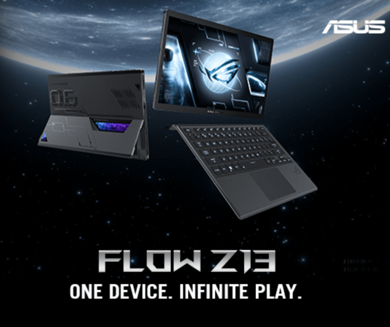 ASUS ROG Flow Z13 (2023) GZ301 13.4-inch QHD+ ROG Nebula Touch Display Intel® Core™ i9-13900H Processor 16GB LPDDR5 RAM 512GB