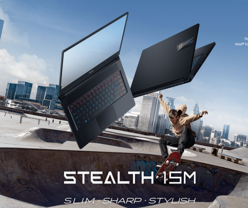 MSI Stealth 15M core i7 11th gen 32/1TB. Nvidia RTX 3060 6GB