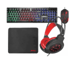 JEDEL CP-05 4IN1 MECH KB + MOUSE + HEADSET W/ LED + MOUSEPAD GAMING CO