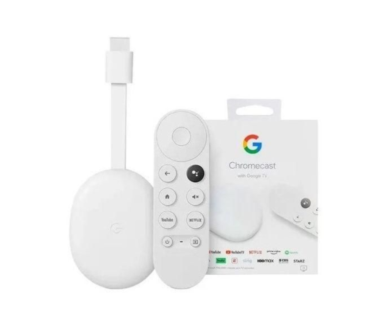 Google Chromecast with Google TV (4K)- Streaming Stick Entertainment with Voice Search