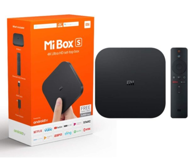 Xiaomi Mi Box S 4K HDR Android TV Remote Streaming Media Player