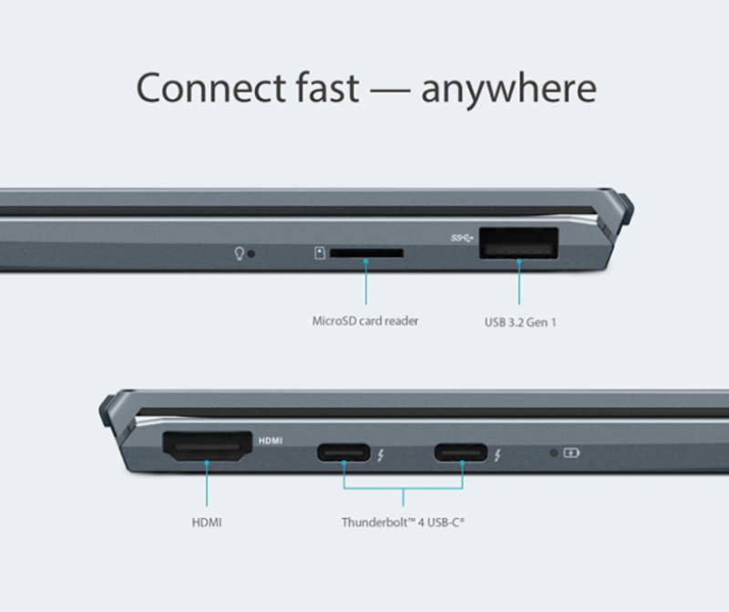 ASUS Zenbook 13 Ultra-Slim Laptop, 13.3” OLED Nano Edge, 11TH Gen Intel Evo Platform i7-1165G7, 16GB RAM, 512GB M.2 SSD.