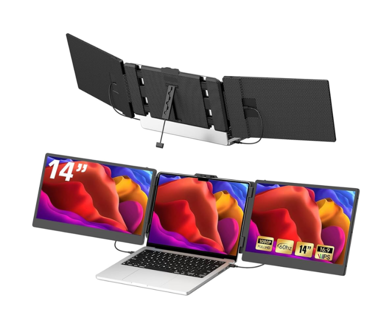 V2com Laptop Screen Extenders S2 Triple screen 14"