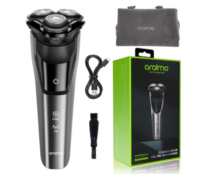 Oraimo OPC RS20 Rotary Electric Shaver Smart Wireless Cordless Shaver 2 IPX7 Smoother